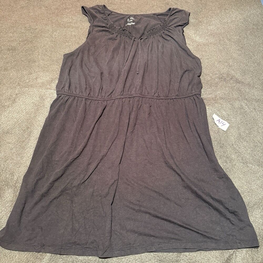 Old Navy Womens Dress XXL Double Extra Large Black Sleeveless Casual Everyday